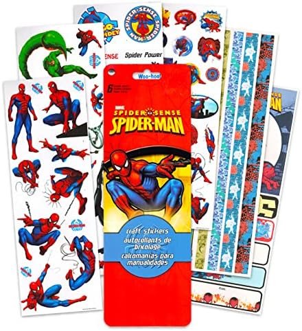 Spiderman Travel Blanket and Pillow Set - Bundle with Spiderman Blanket, Pillow, Stickers, More | Spiderman Travel Accessories for Kids - Image 5