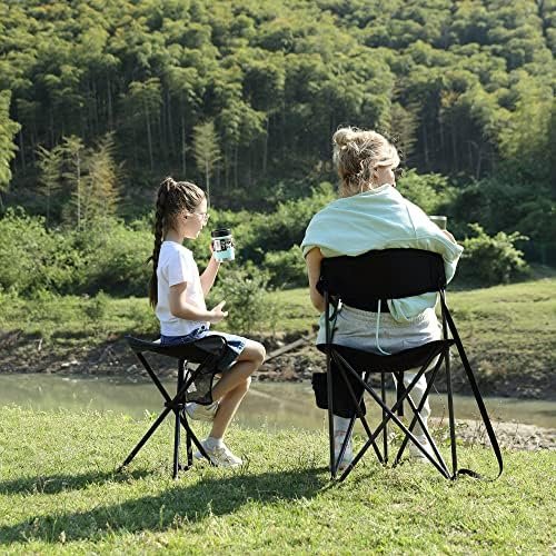PORTAL Tall Folding Tripod Stool for Outdoor Camping Walking Hunting Hiking Fishing Travel, Support 225 lbs - Image 6