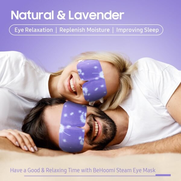 Steam Eye Mask, 10 Packs Heated Eye Mask, Self Heating Disposable SPA Warm Compress for Eyes Sleep Mask, Soothing Moist Heat Eye Masks, Travel Essentials & Relaxation Gifts (Lavender Scent) - Image 2