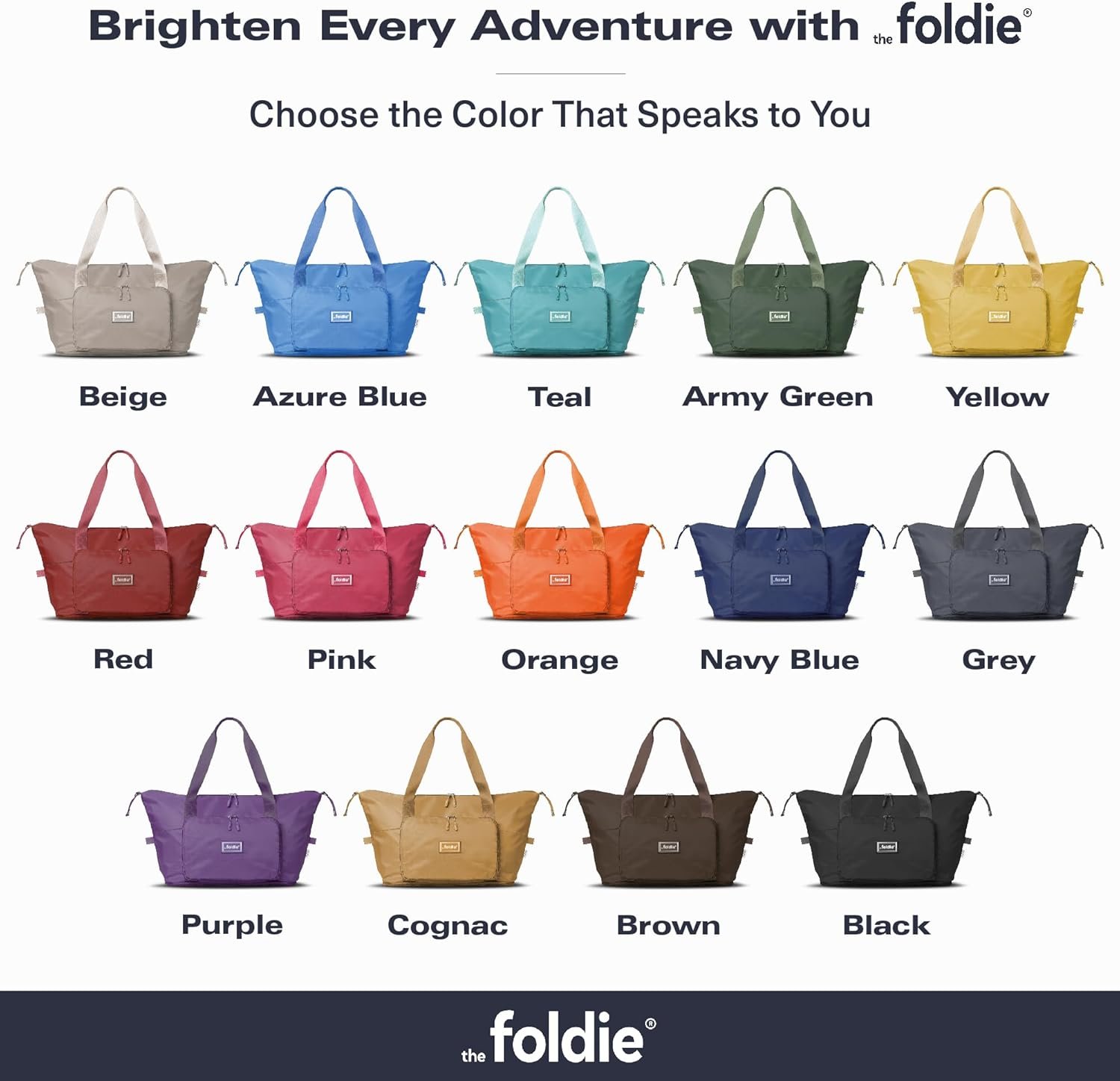 Foldable Travel Tote Bag for Women - 40L Weekender Bag with Multiple Pockets - Carry On Personal Item Travel Bag - Image 7