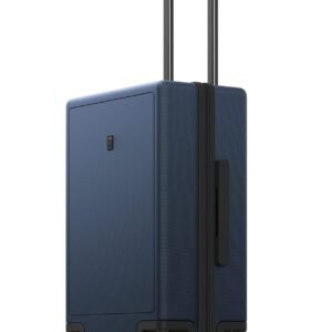 LEVEL8 Carry on Luggage Airline Approved, Carry-on Suitcases with Wheels, Lightweight Hardside Luminous Textured Luggage for Travel with Tsa Lock, 20 Inch, Navy