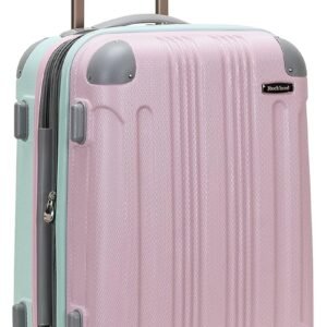 Rockland London Hardside Expandable Luggage with Spinner Wheels, Multicolor, Carry-On 20-Inch
