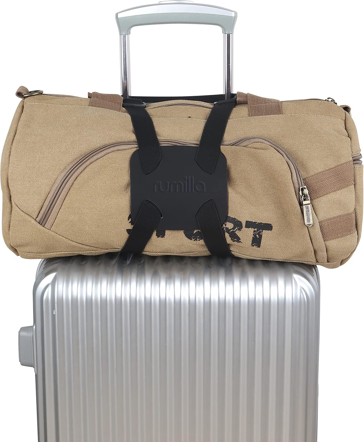 Luggage Straps Bag Bungee, Luggage Straps Suitcase Adjustable Belt,Add a Bag Easy to Travel Suitcase Elastic Strap Belt – (Black) - Image 3