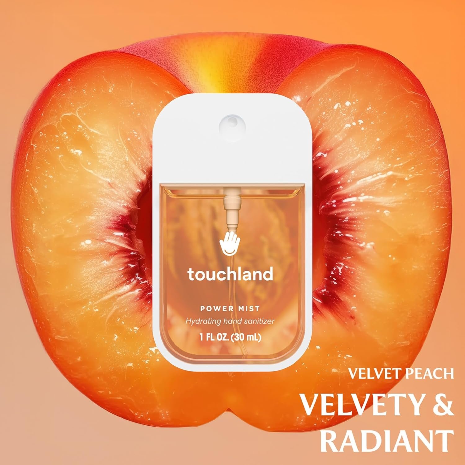 Touchland Power Mist Hydrating Hand Sanitizer Spray, JUICY Trio Set (Watermelon, Peach, Berry), 1 FL. OZ. Travel Size (Set of 3) - Image 4