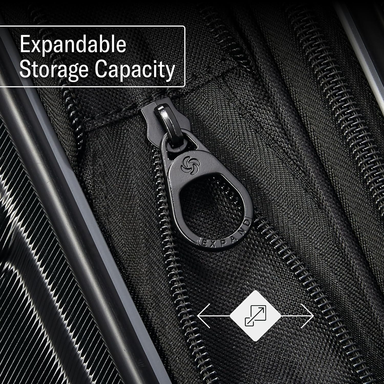 Samsonite Omni 2 Carry-On Hardside Luggage with 360° Spinner Wheels - Scratch Resistant Hardshell - TSA, Airline-Approved - Expandable Polycarbonate Shell for Lightweight Travel - Artic Silver - Image 5