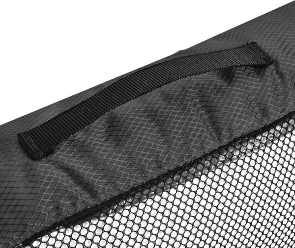 Amazon Basics Large Packing Cubes for Travel, Packing Organizers, 4-Piece-Set With Double Zipper Pulls and Mesh Top Panel, 100% Durable Polyester, Black, 17.5"L x 12.8"W x 3.3"H - Image 5