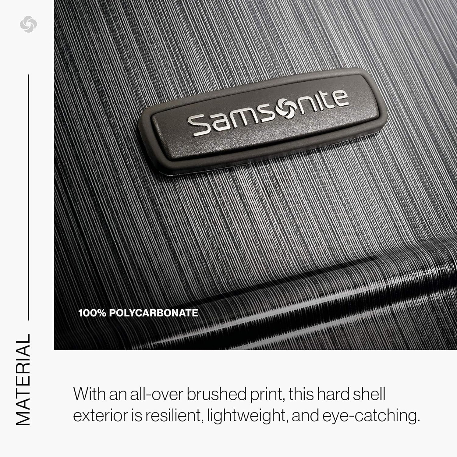 Samsonite Winfield 2 Hardside Expandable Luggage with Spinner Wheels, Brushed Anthracite, Checked-Medium 24-Inch - Image 5
